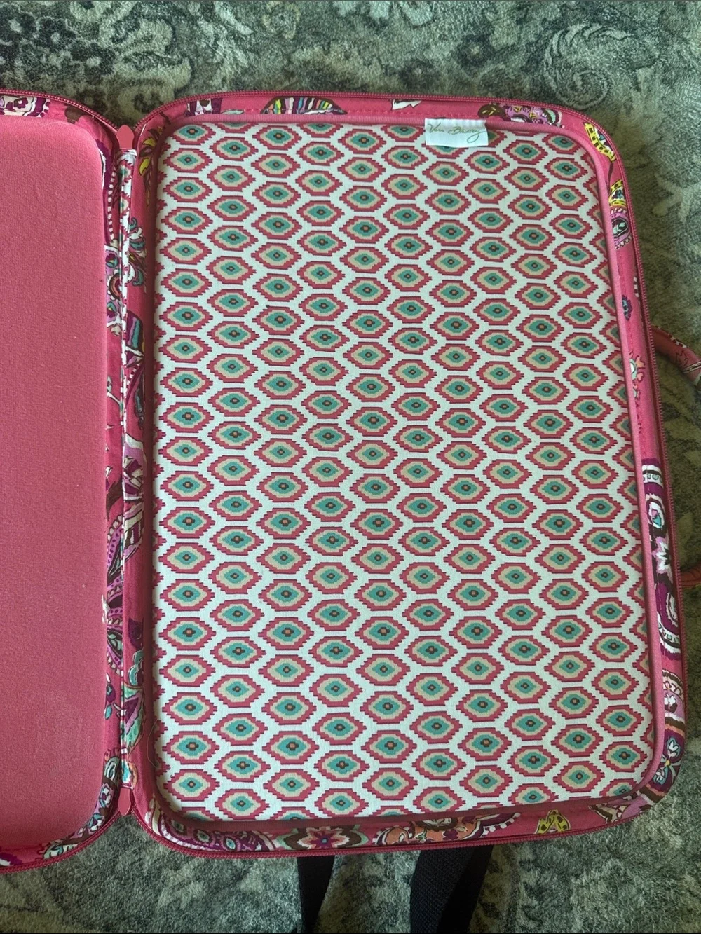 Vera Bradley Pink Paisley Multi-Pattern Women’s Laptop Bag